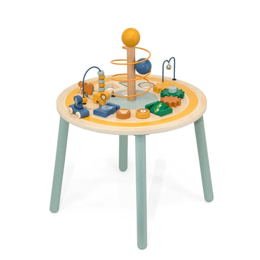 🦓 Wooden Animal Activity Table – Fun, Safe & Educational! 🌈