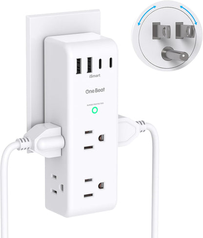 ⚡ Rotating Surge Protector – Safe & Convenient Power! 🔌