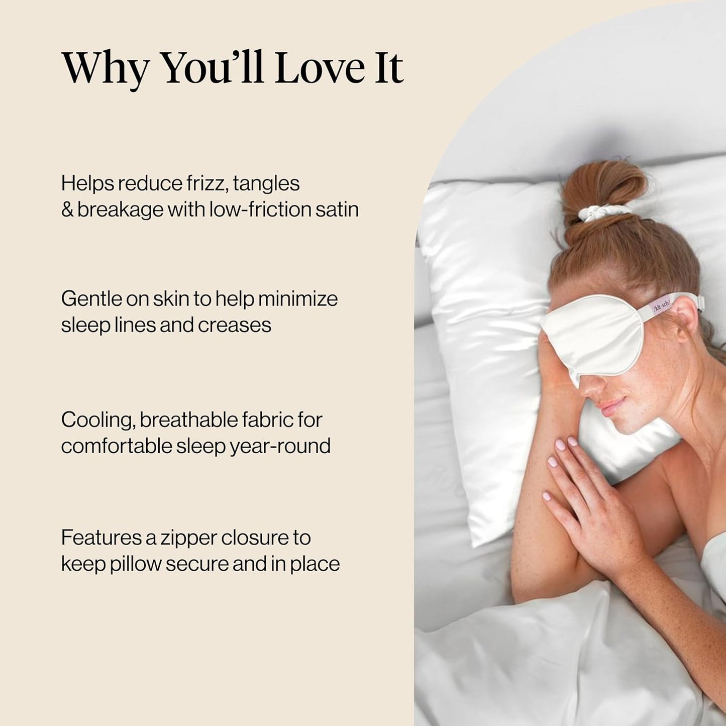 ✨ Satin Pillowcase – Sleep Smooth, Wake Beautiful! 🌙
