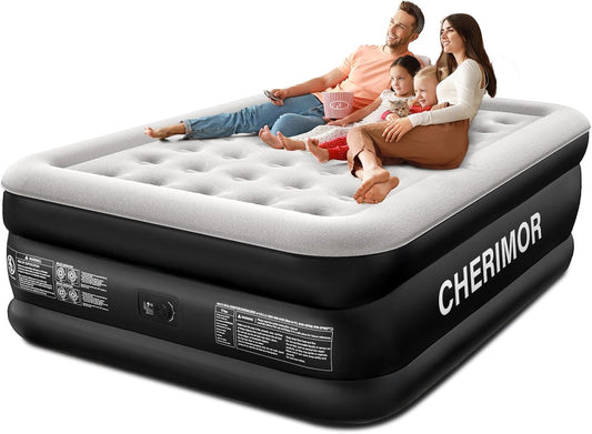 🛏️ Inflatable Honeycomb Mattress – Comfortable & Leak-Proof 🌙