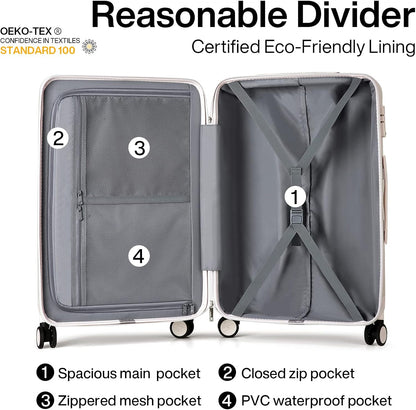 🧳 Lightweight Hardshell Suitcases – Durable & Space-Saving ✨