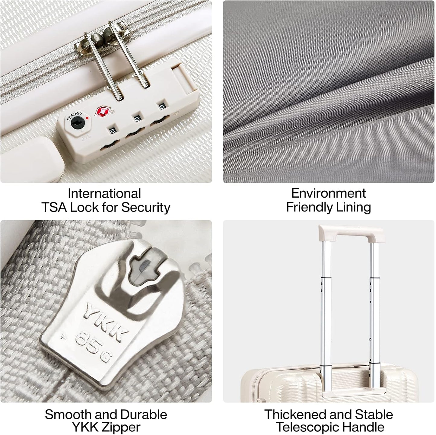 🧳 Lightweight Hardshell Suitcases – Durable & Space-Saving ✨