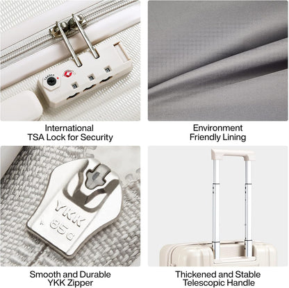 🧳 Lightweight Hardshell Suitcases – Durable & Space-Saving ✨