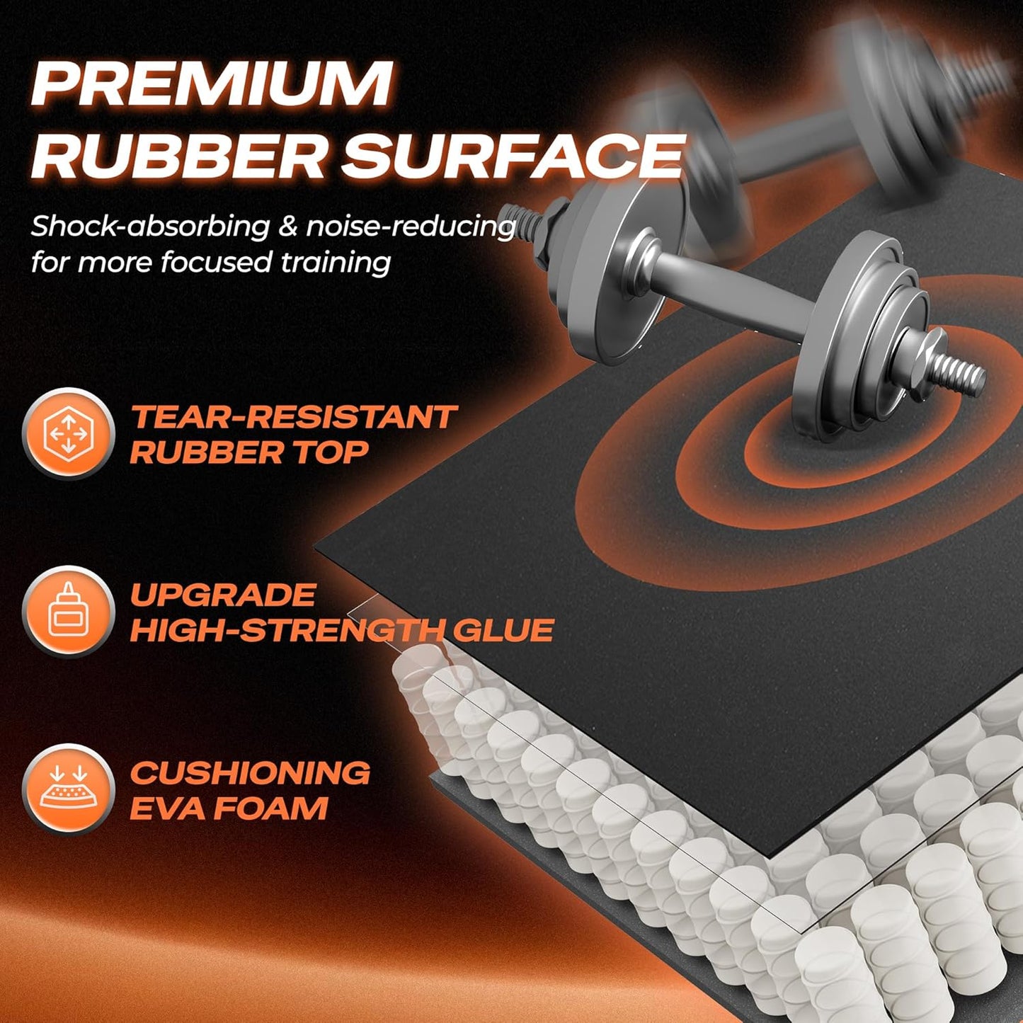 🏋️‍♂️ Interlocking Foam Mats – Safe, Comfortable & Durable 💪