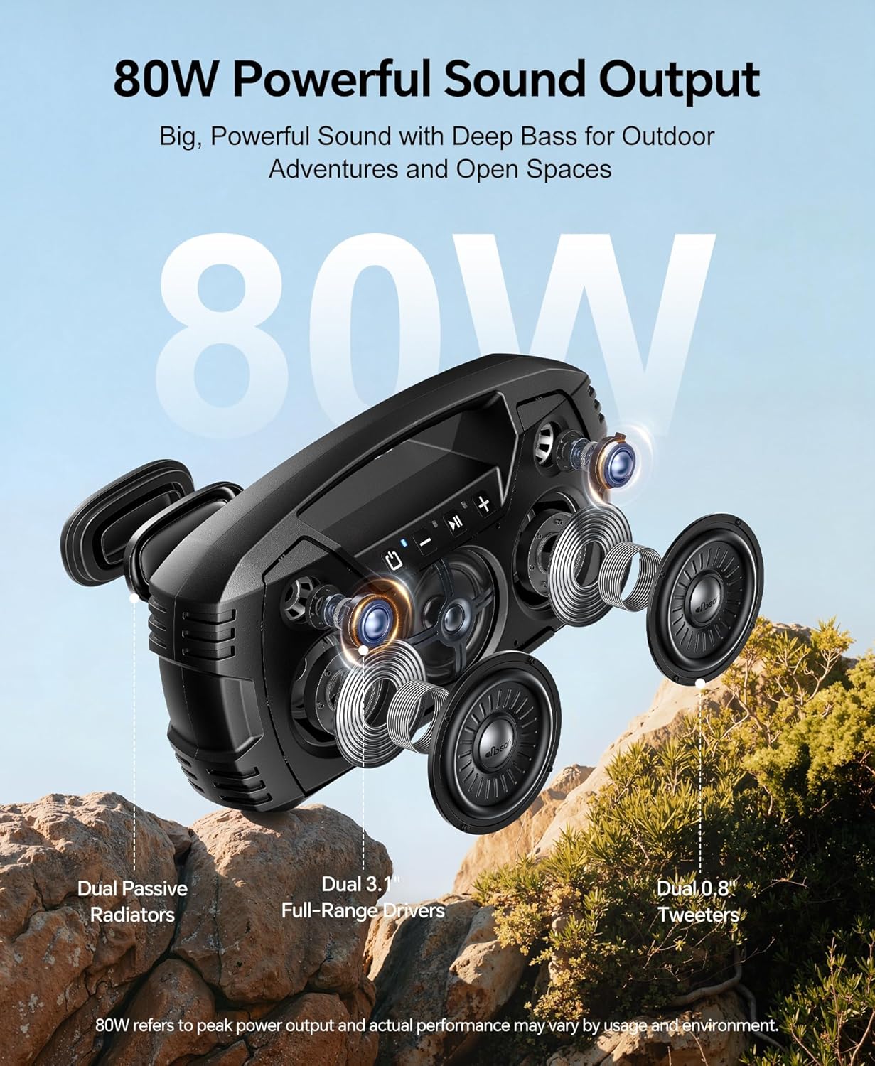 🎵 Waterproof Portable Bluetooth Speaker – Music On The Go! 🌊