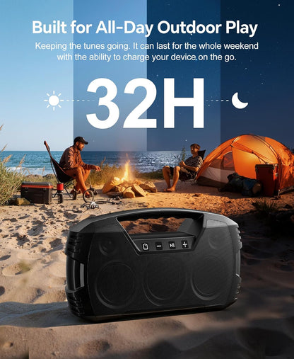 🎵 Waterproof Portable Bluetooth Speaker – Music On The Go! 🌊