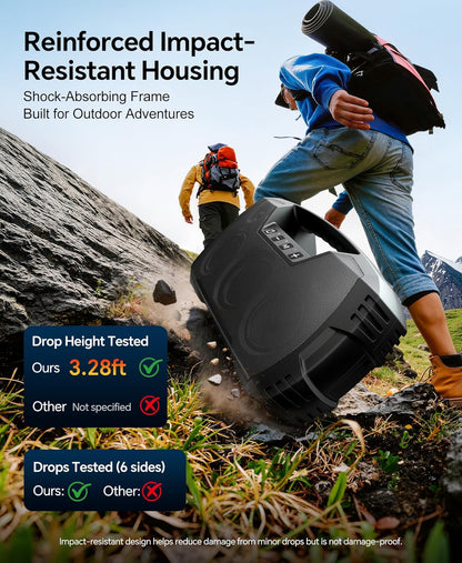 🎵 Waterproof Portable Bluetooth Speaker – Music On The Go! 🌊